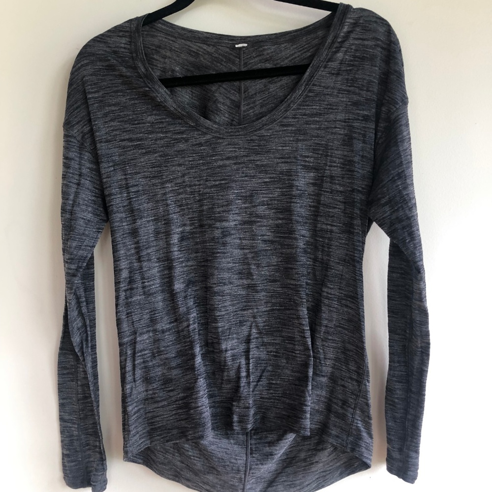 Grey Lululemon shirt, size 6
